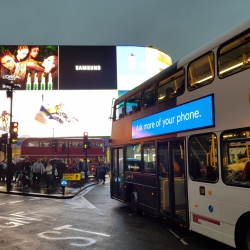 Geo-Targeting TFL bus display